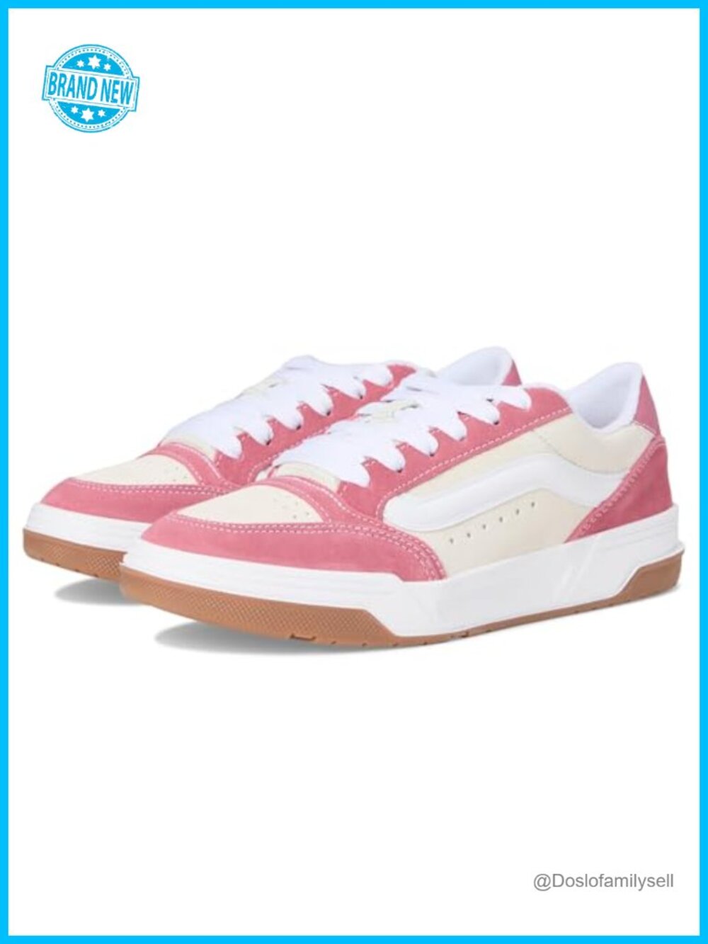 Vans Hylane Y2K Skate-Inspired Chunky Fashion Sneakers Leather Synthetic Lace-Up